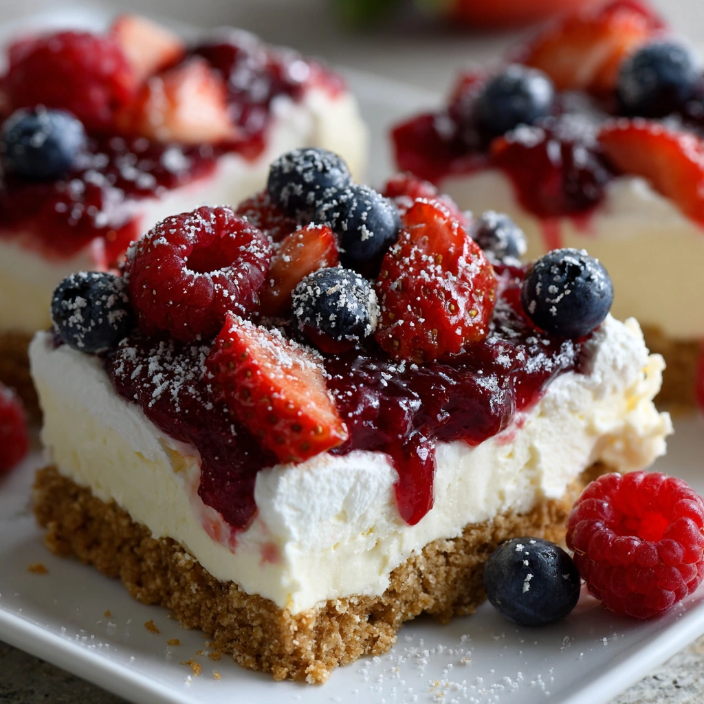 No Bake Berry Cheesecake Bars You’ll Love in Minutes!