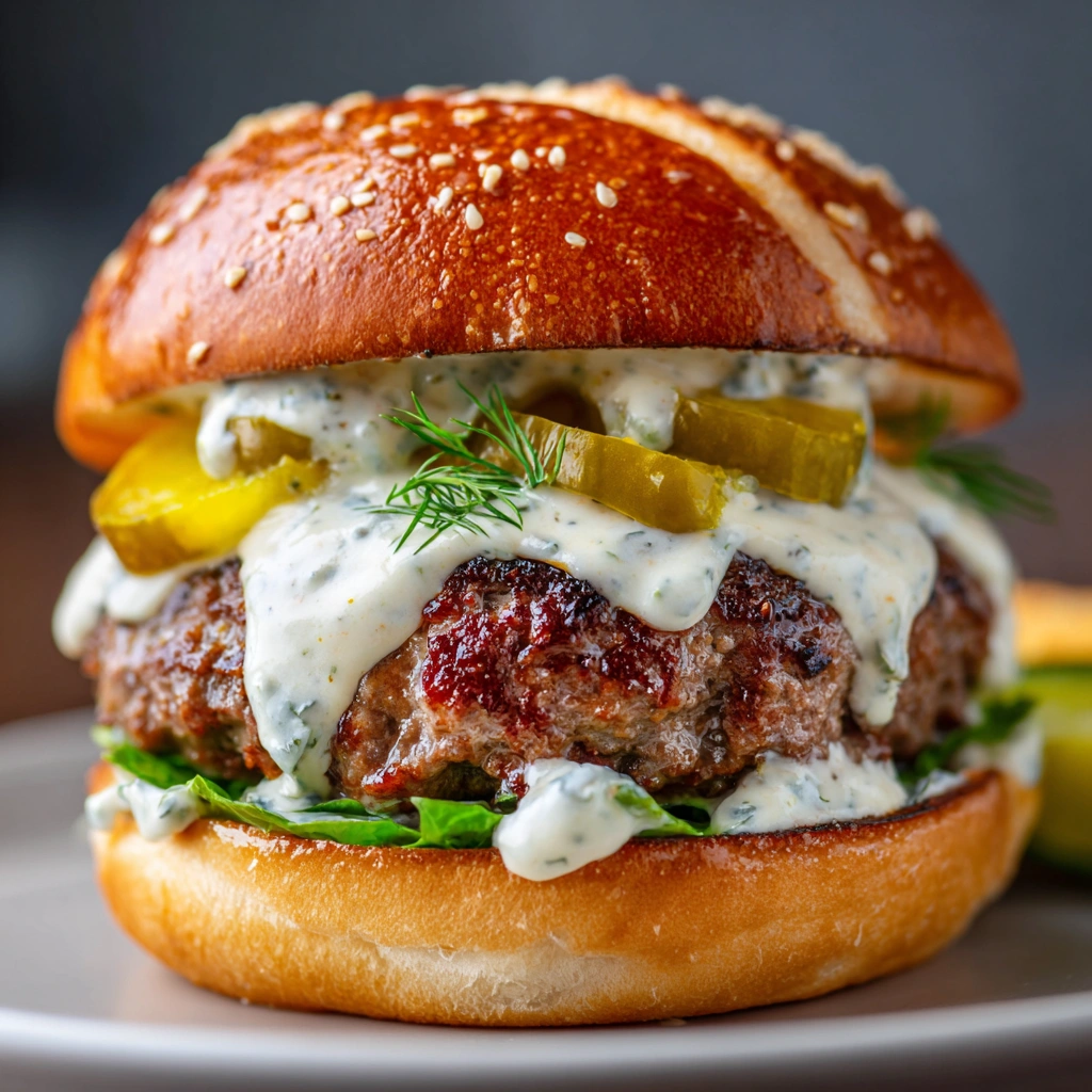 Spicy Dill Pickle Burger Sauce Takes Your Burgers Up a Notch!