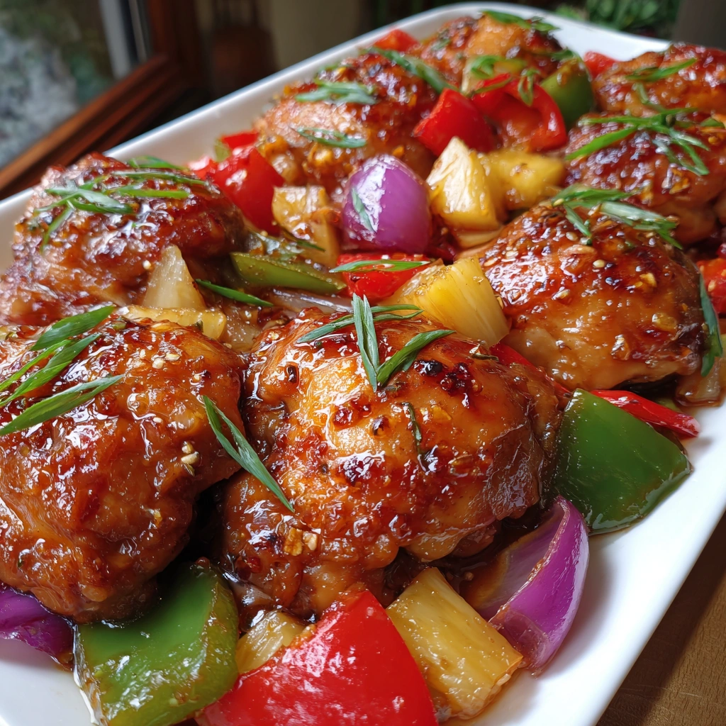 Hawaiian Chicken Sheet Pan: A Flavorful One-Pan Meal!