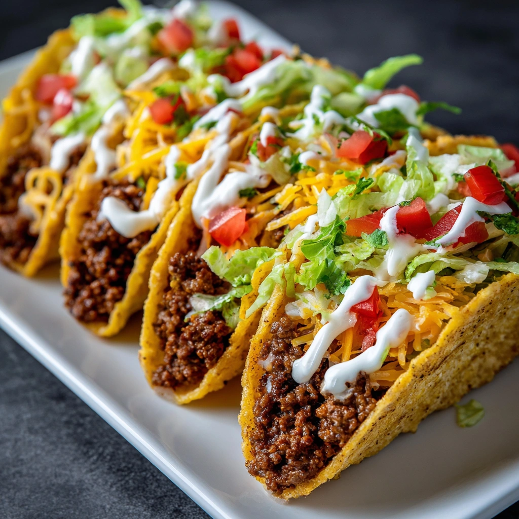 Loaded Tacos With Creamy Cheese Sauce That Wow Taste Buds!
