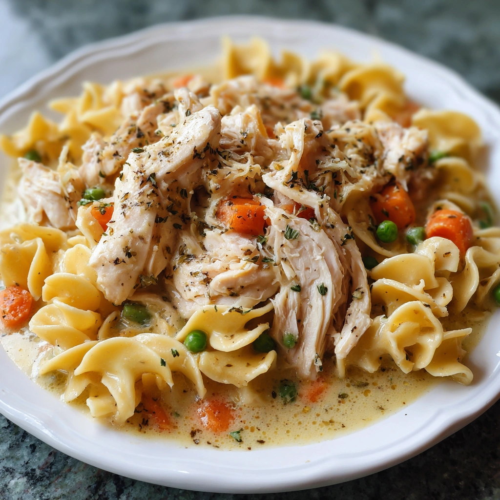 Crockpot Chicken and Noodles: Quick Comfort Food Recipe!
