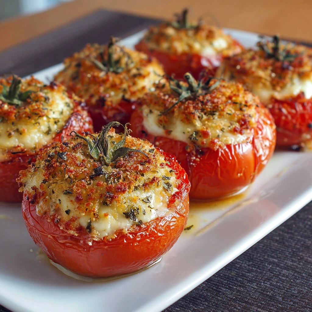 Cheesy Baked Stuffed Tomatoes: A Must-Try Delight!