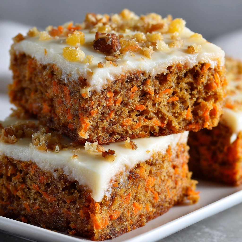 Decadent Carrot Cake Bars with Cream Cheese Frosting You’ll Love!