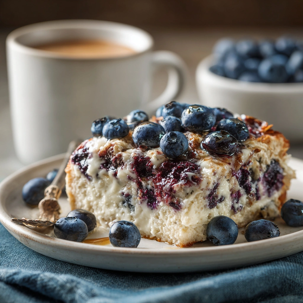 Blueberry Cottage Cheese Breakfast Bake for a Healthy Start
