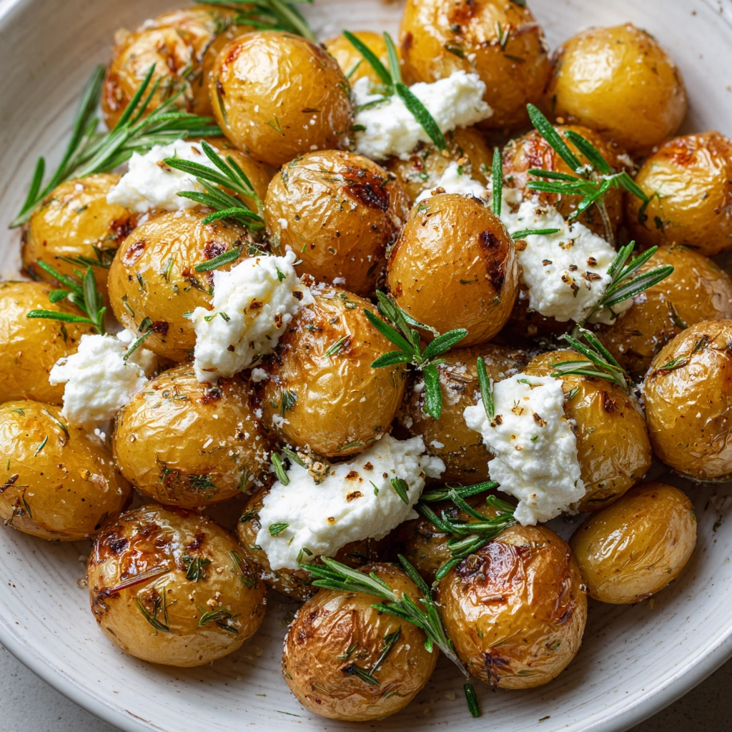 Garlic Rosemary Roasted Potatoes Ricotta: A Flavor Delight!