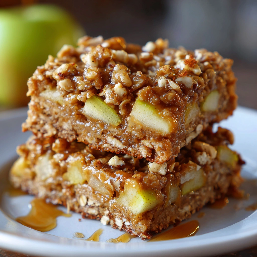Chewy Apple Cinnamon Breakfast Bars for Delicious Mornings