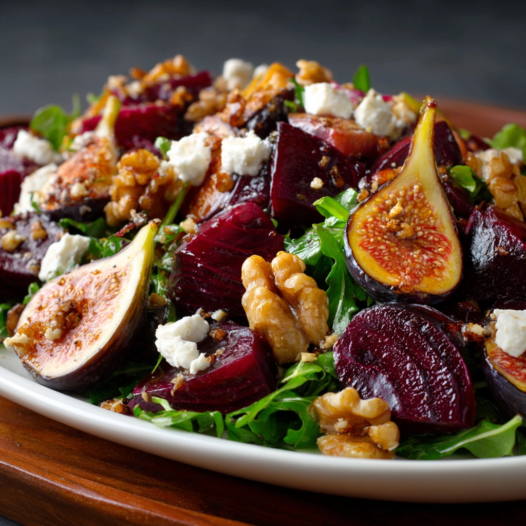 Roasted Beet and Fig Salad: A Flavorful Healthy Delight