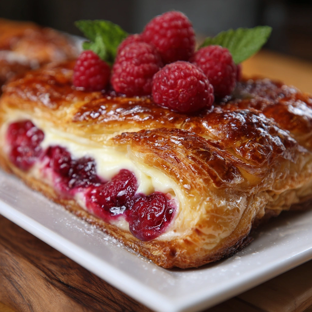 Raspberry Cheesecake Danish Pastry: A Delicious Delight!