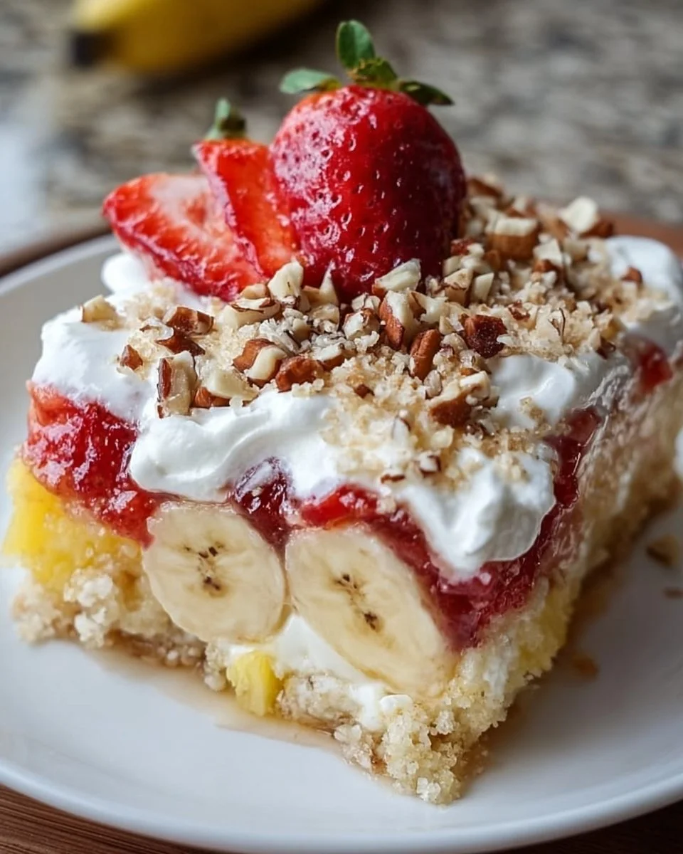 Banana Split Dump Cake