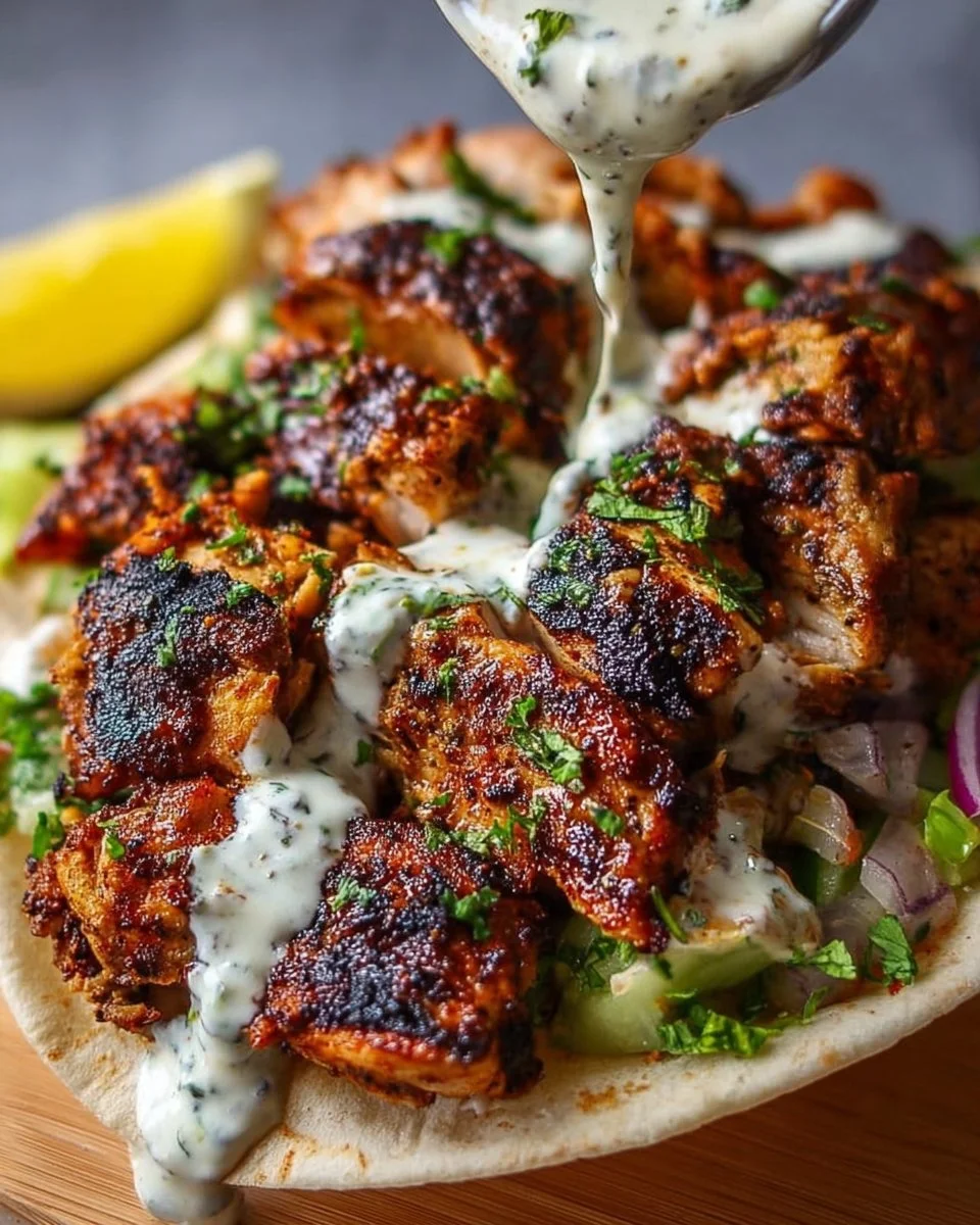 Chicken Shawarma with Garlic Sauce