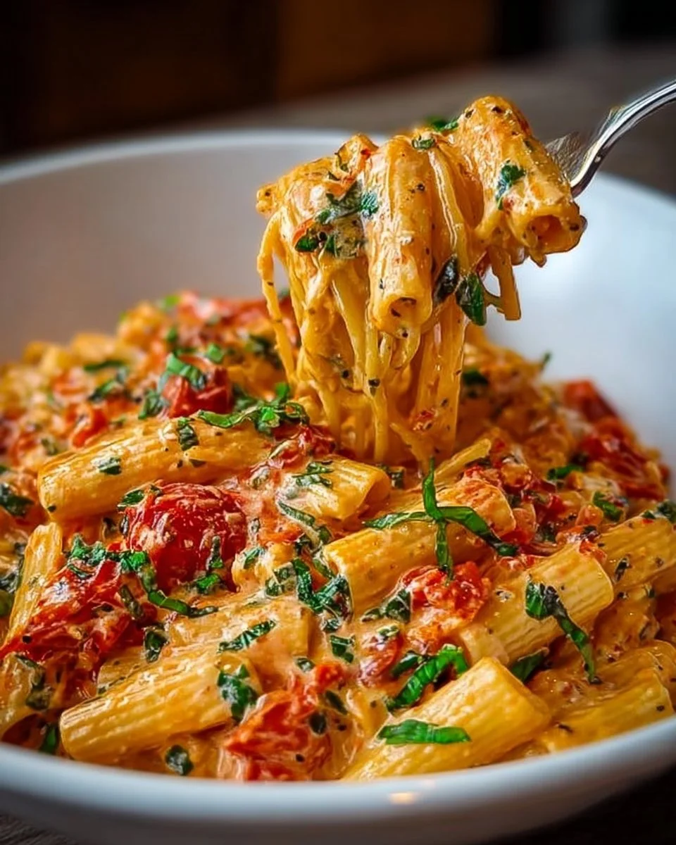 Creamy Tomato Garlic Pasta