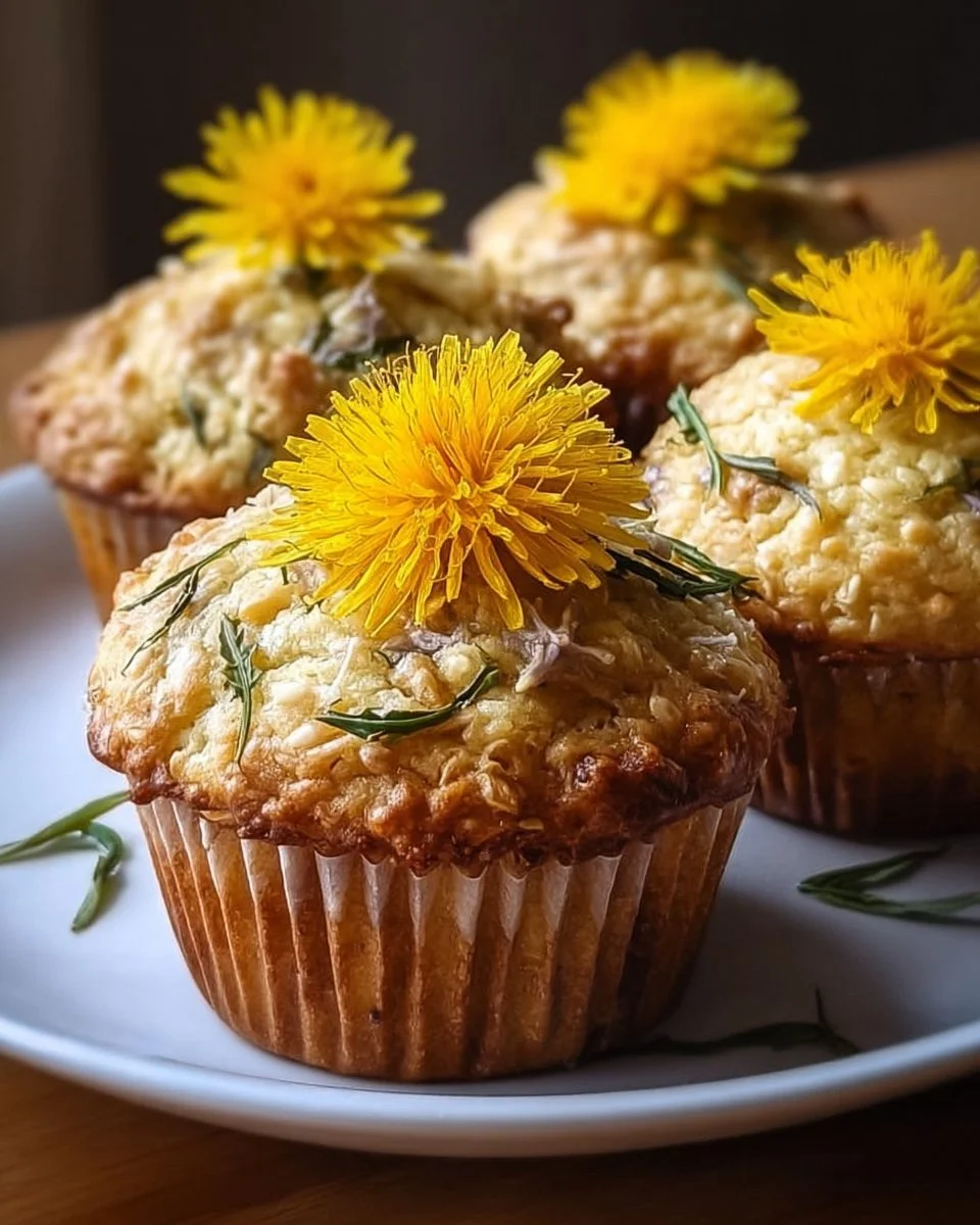 Dandelion Muffins
