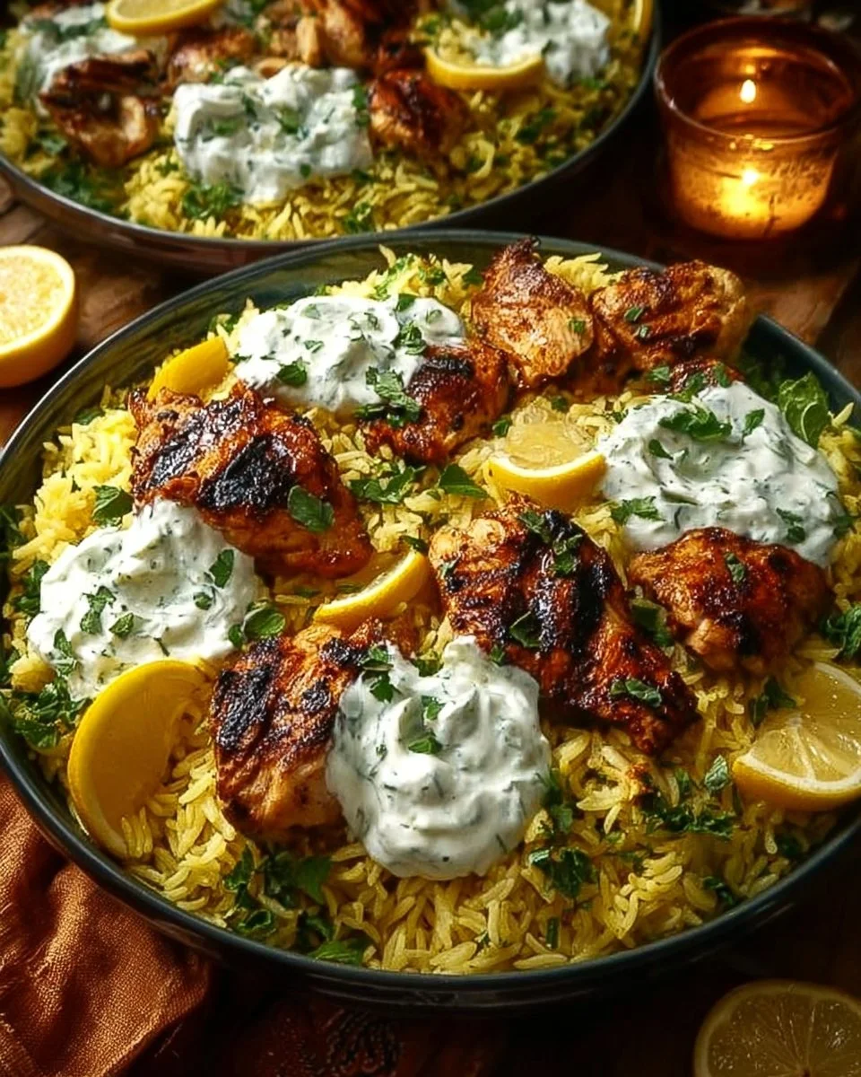 Dump And Bake Chicken Tzatziki Rice for Effortless Flavor