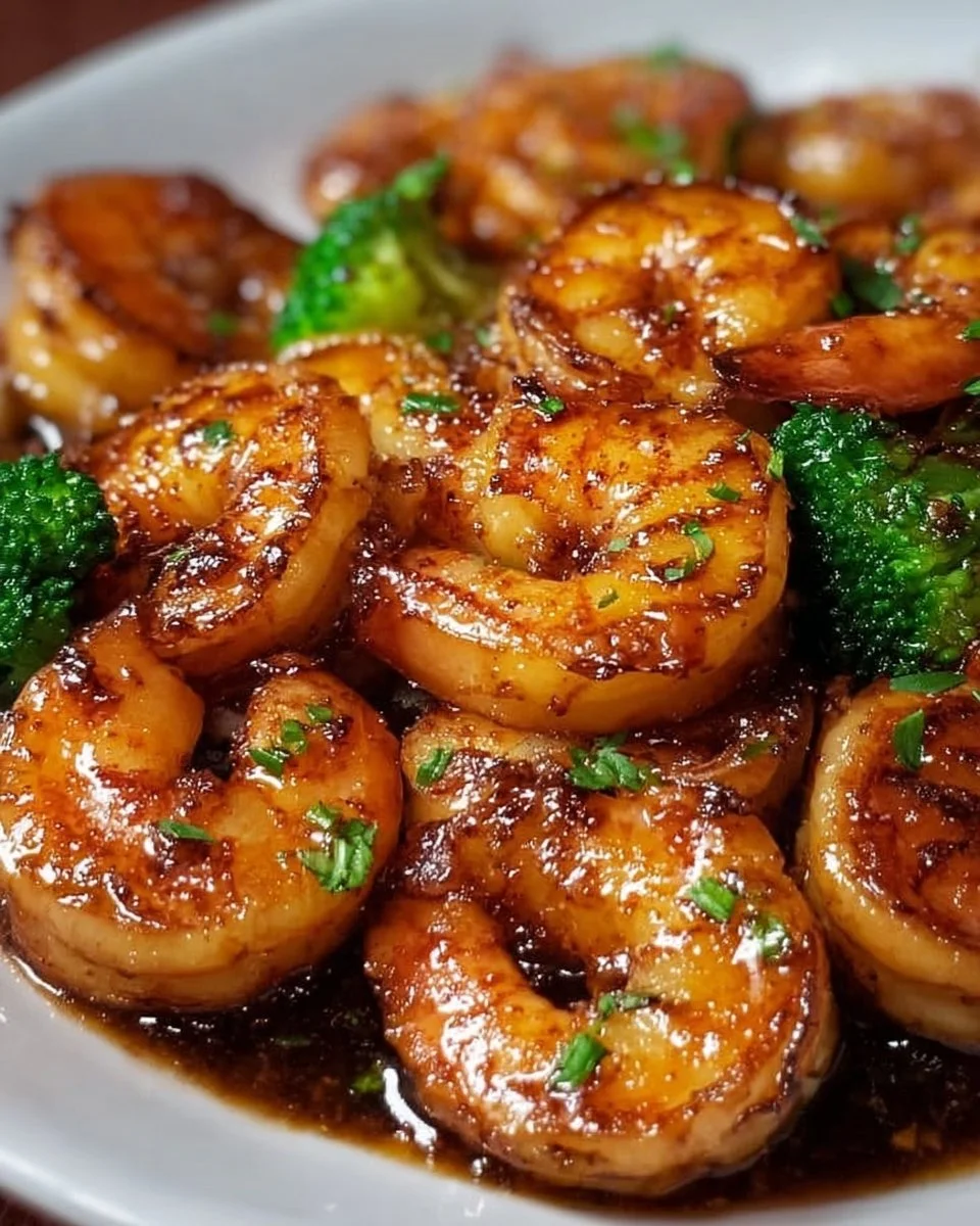 High-Protein Honey Garlic Shrimp