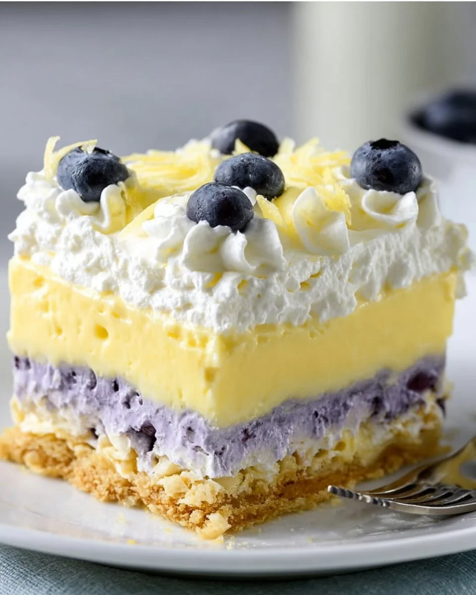 Lemon Blueberry Lasagna