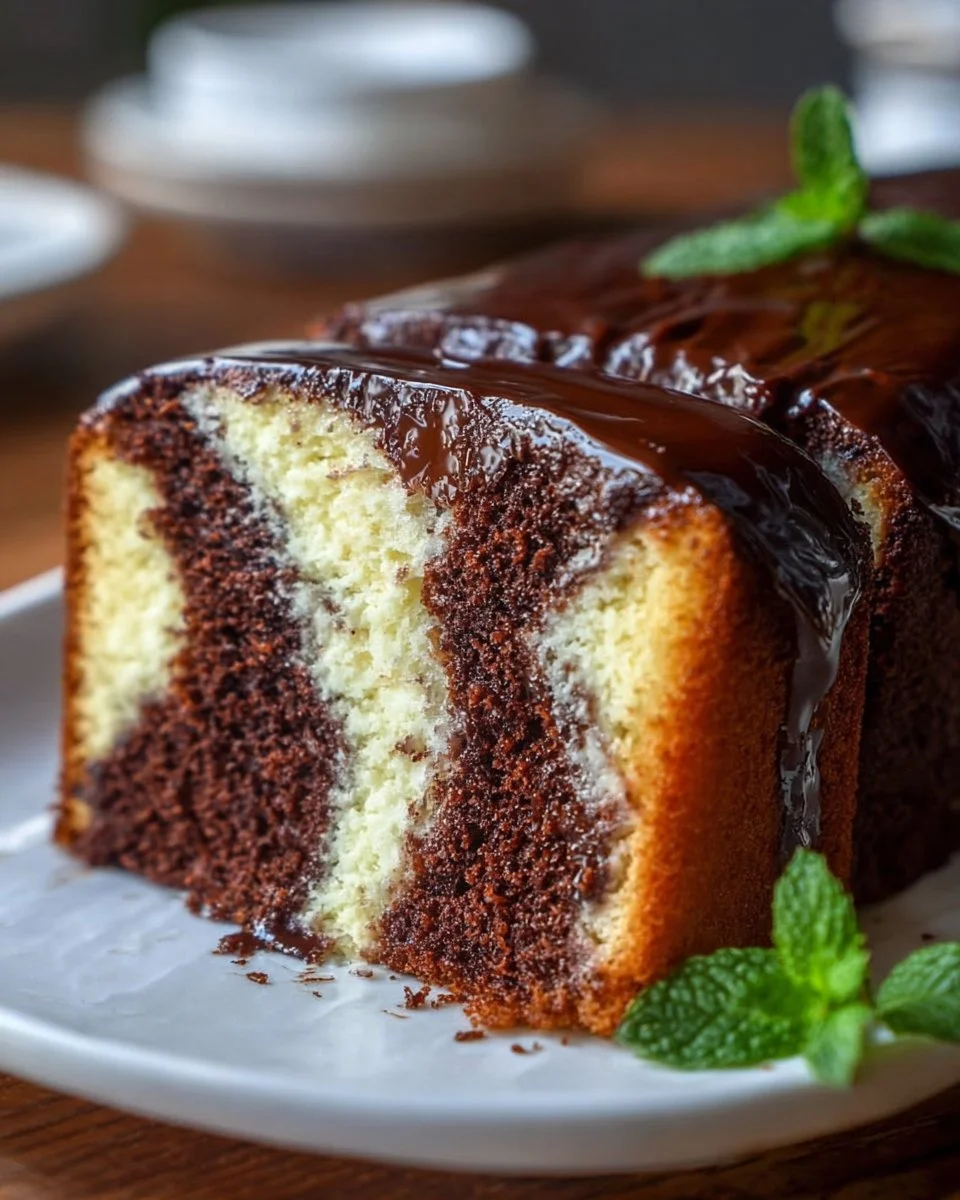 Chocolate Cream Cheese Pound Cake