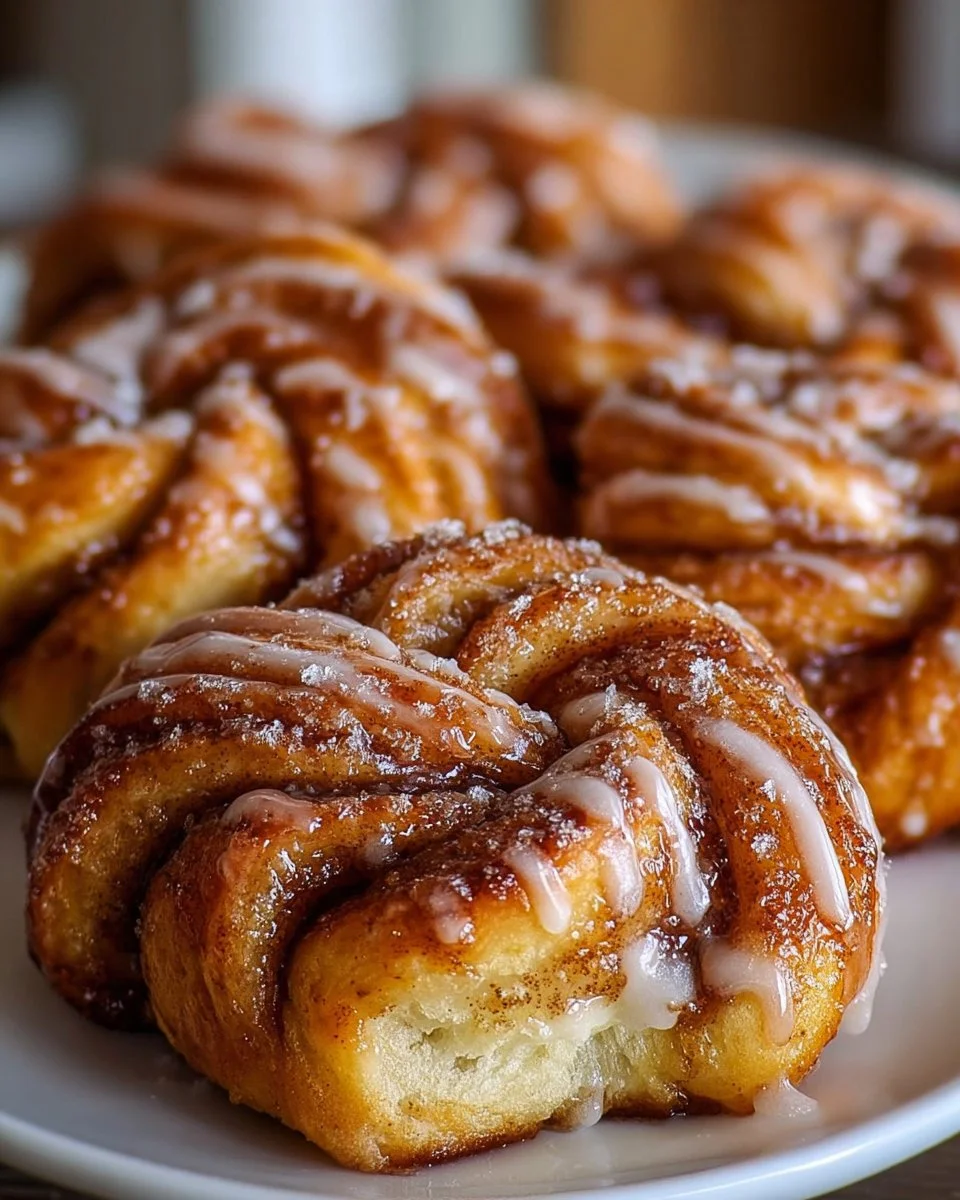 Cinnamon Roll Bread Twists