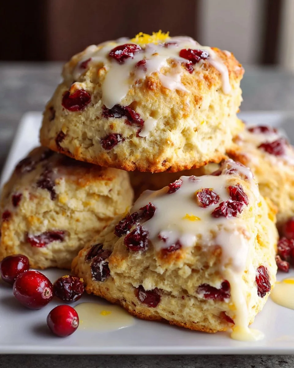 Cranberry Orange Scones