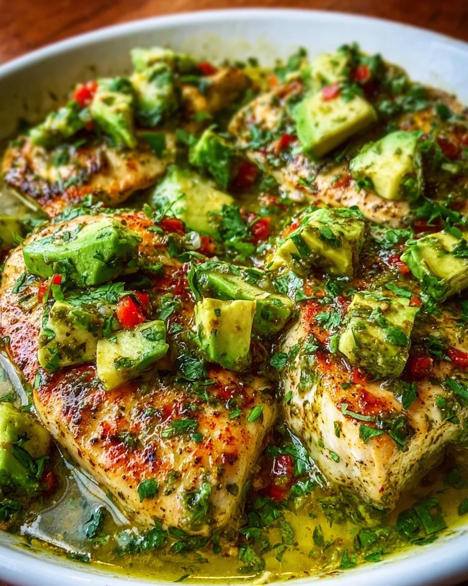 Green Sauce Chicken Skillet