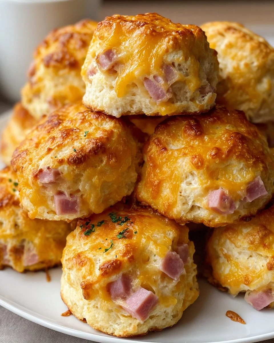 Ham and Cheese Biscuits