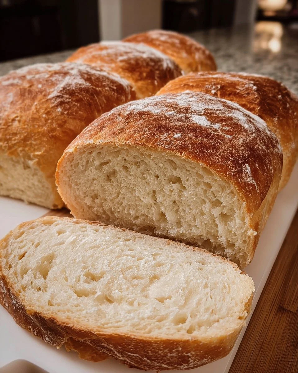 Homemade No-Knead Sandwich Bread