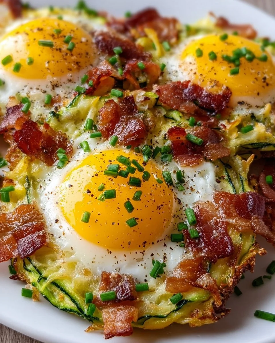 Keto Bacon Egg Zucchini