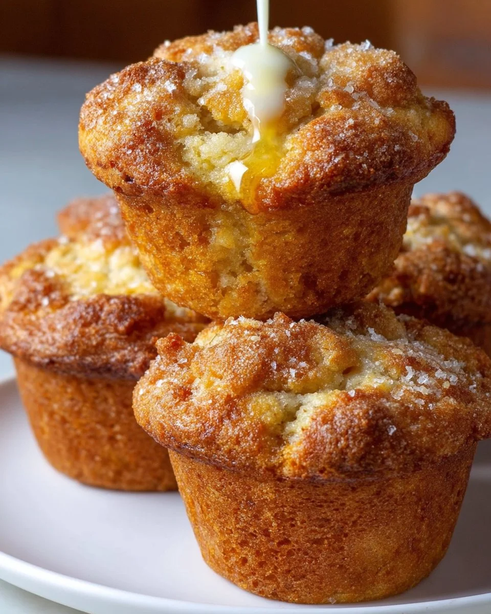 Ricotta Citrus Banana Muffins