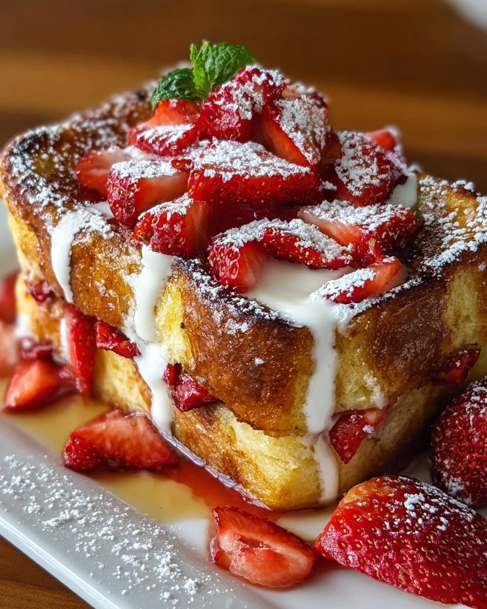 Strawberry French Toast Casserole