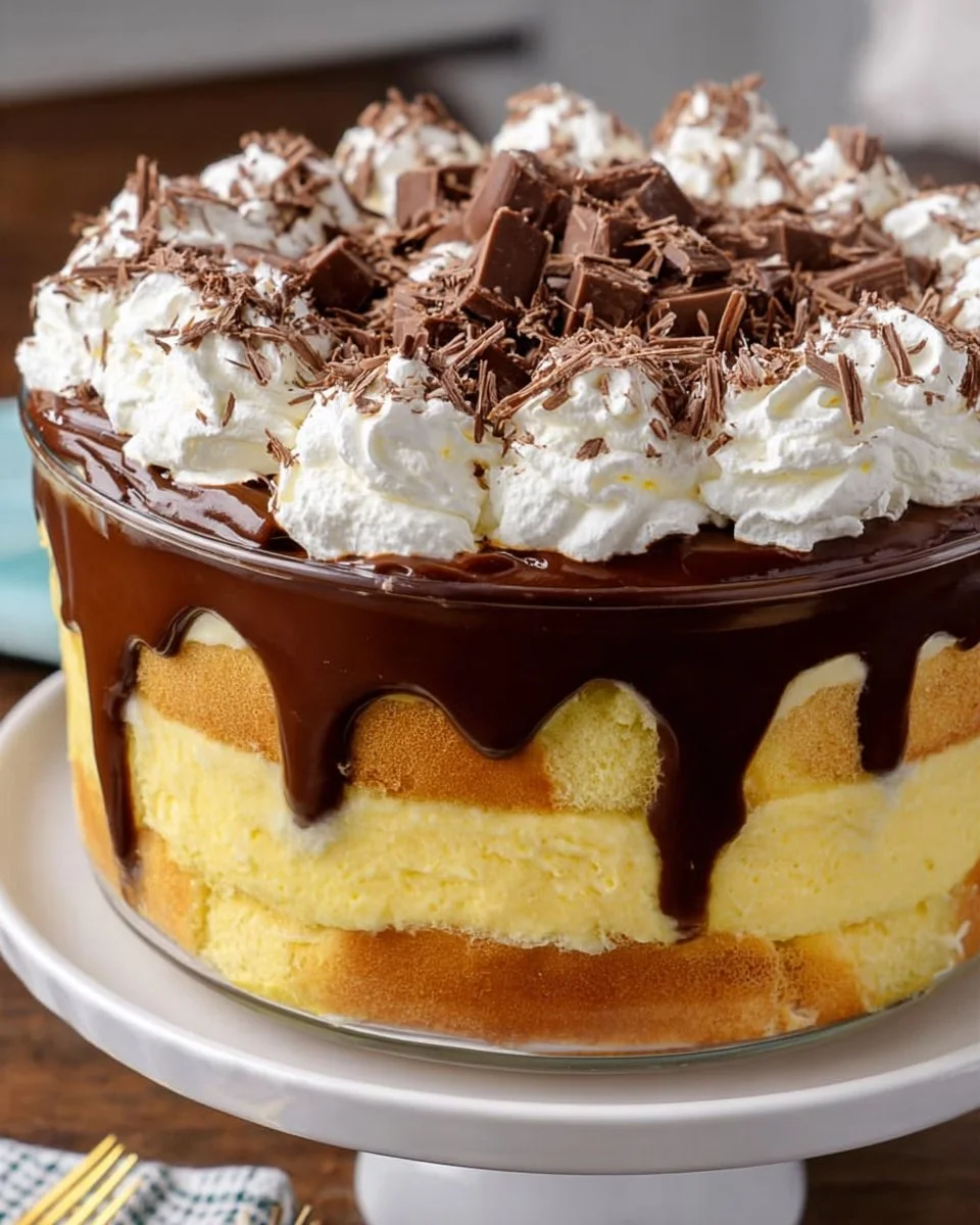 Boston Cream Pie Trifle