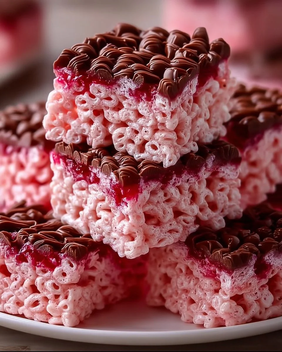 Cherry Rice Krispie Treats