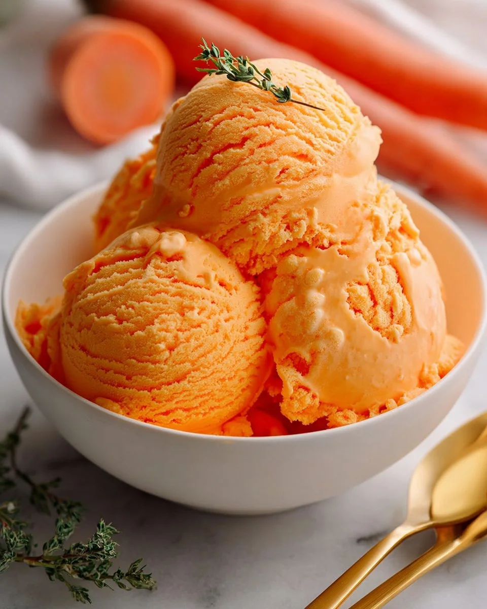 Delicious Carrot Ice Cream