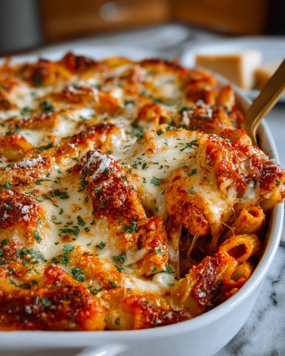 Easy Chicken Parmesan Casserole