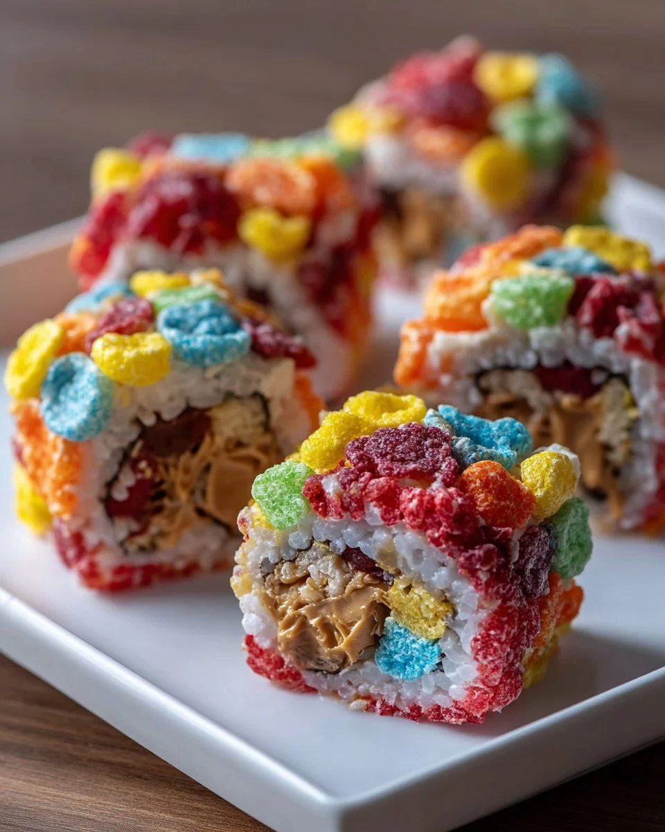 Fruity Pebbles Sushi