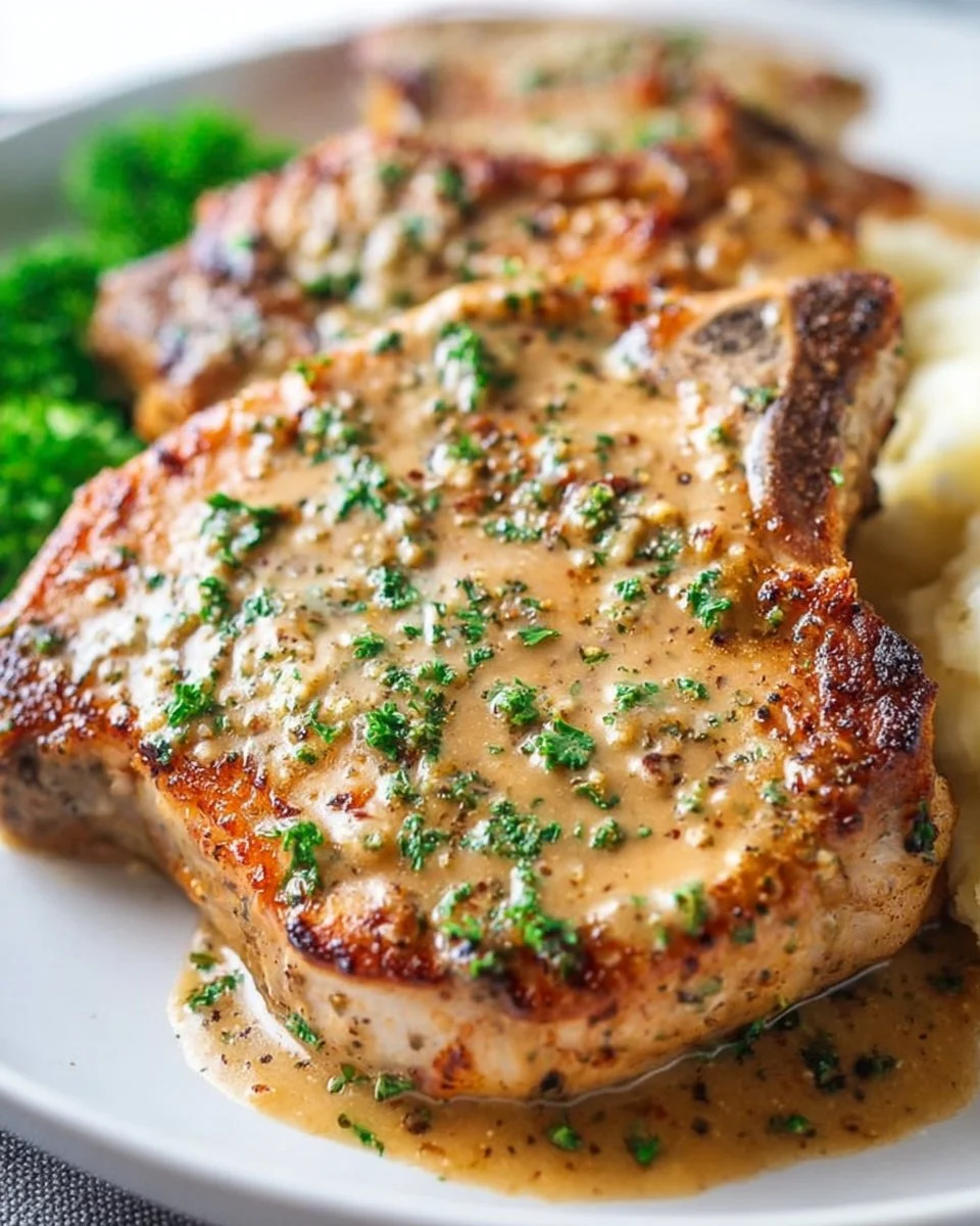 Garlic Parmesan Pork Chops
