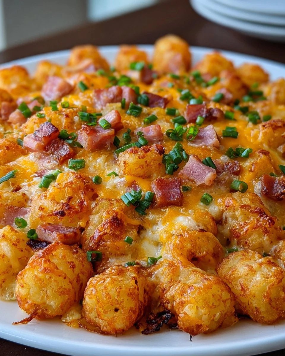 Ham Tater Tot Bake