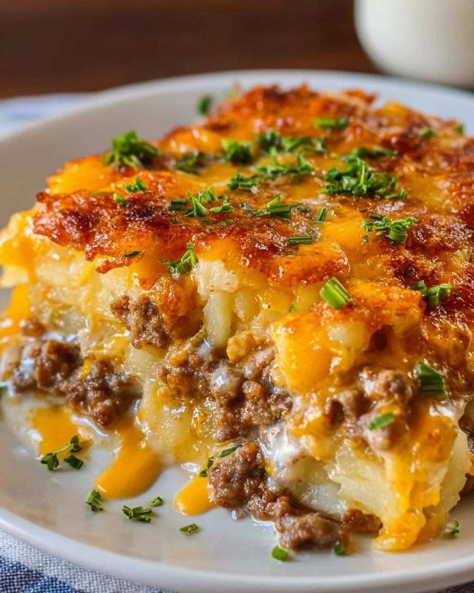 Hamburger Hashbrown Casserole
