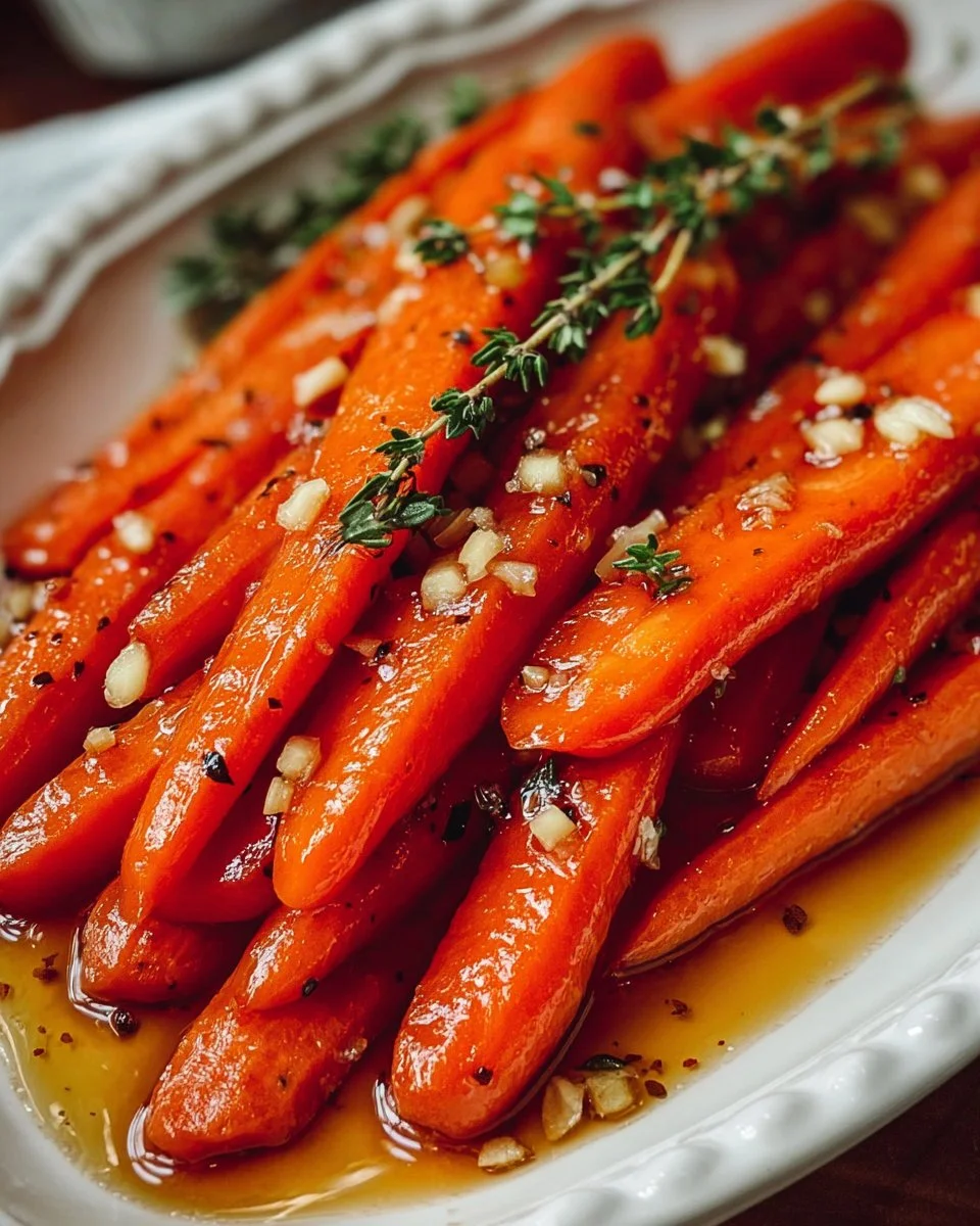 Hot honey pickled carrots in a jar, showcasing their vibrant color and spicy, sweet glaze.