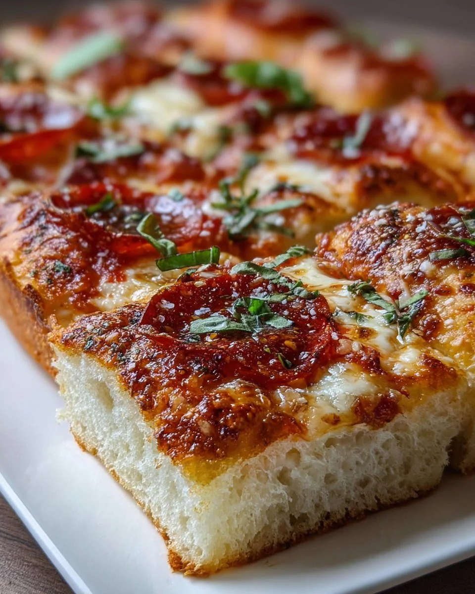 New York Bakery-Style Sicilian Pizza