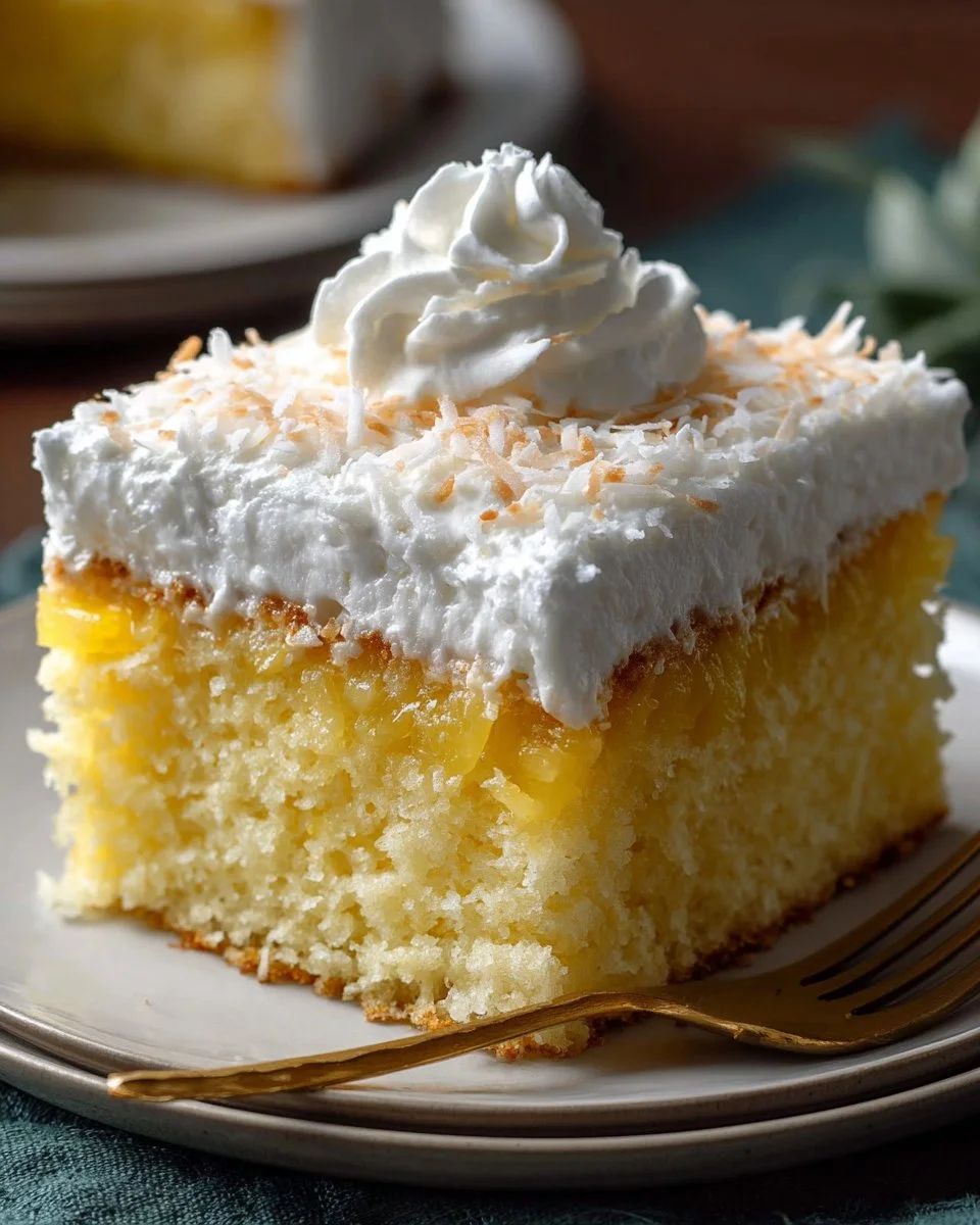 Pineapple Coconut Dream Cake