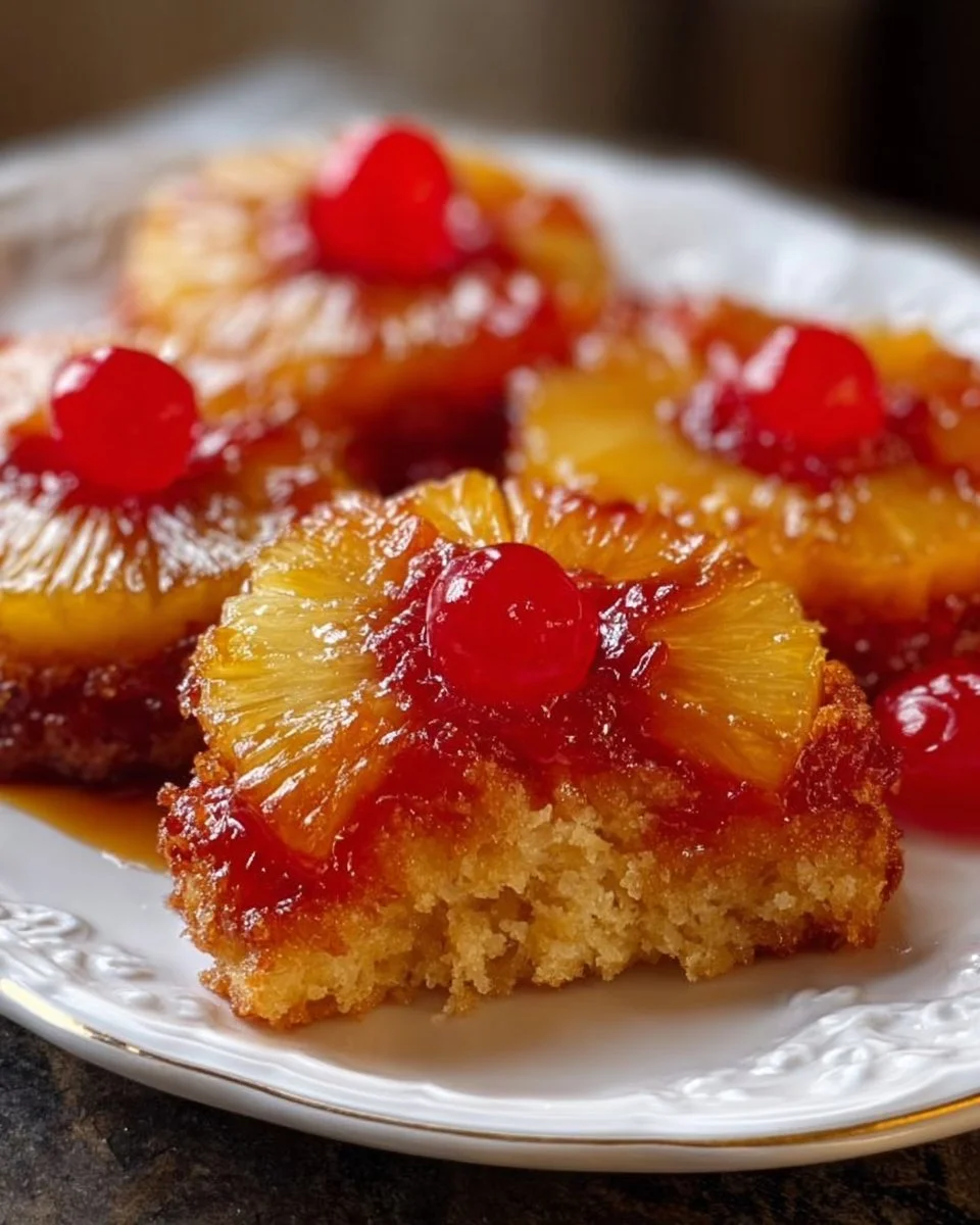 Pineapple Upside-Down Cookies