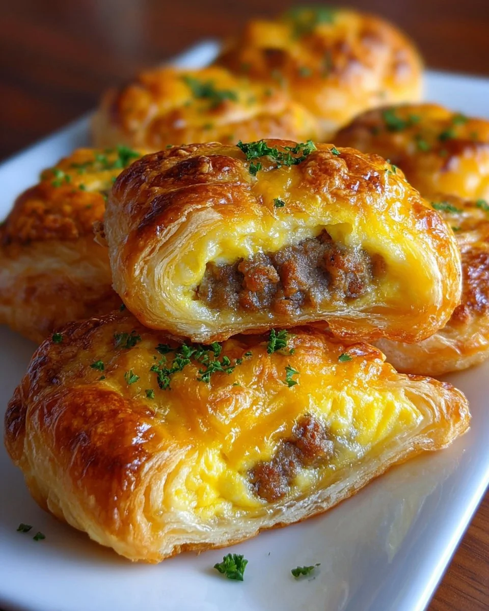 Sausage, Egg &amp; Cheese Breakfast Puffs