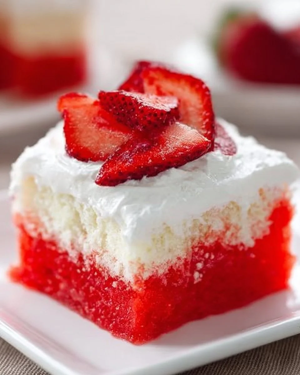 Strawberry Poke Cake
