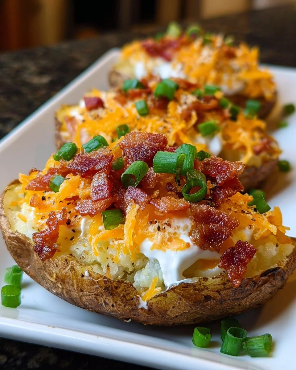 Twice Baked Loaded Breakfast Potatoes