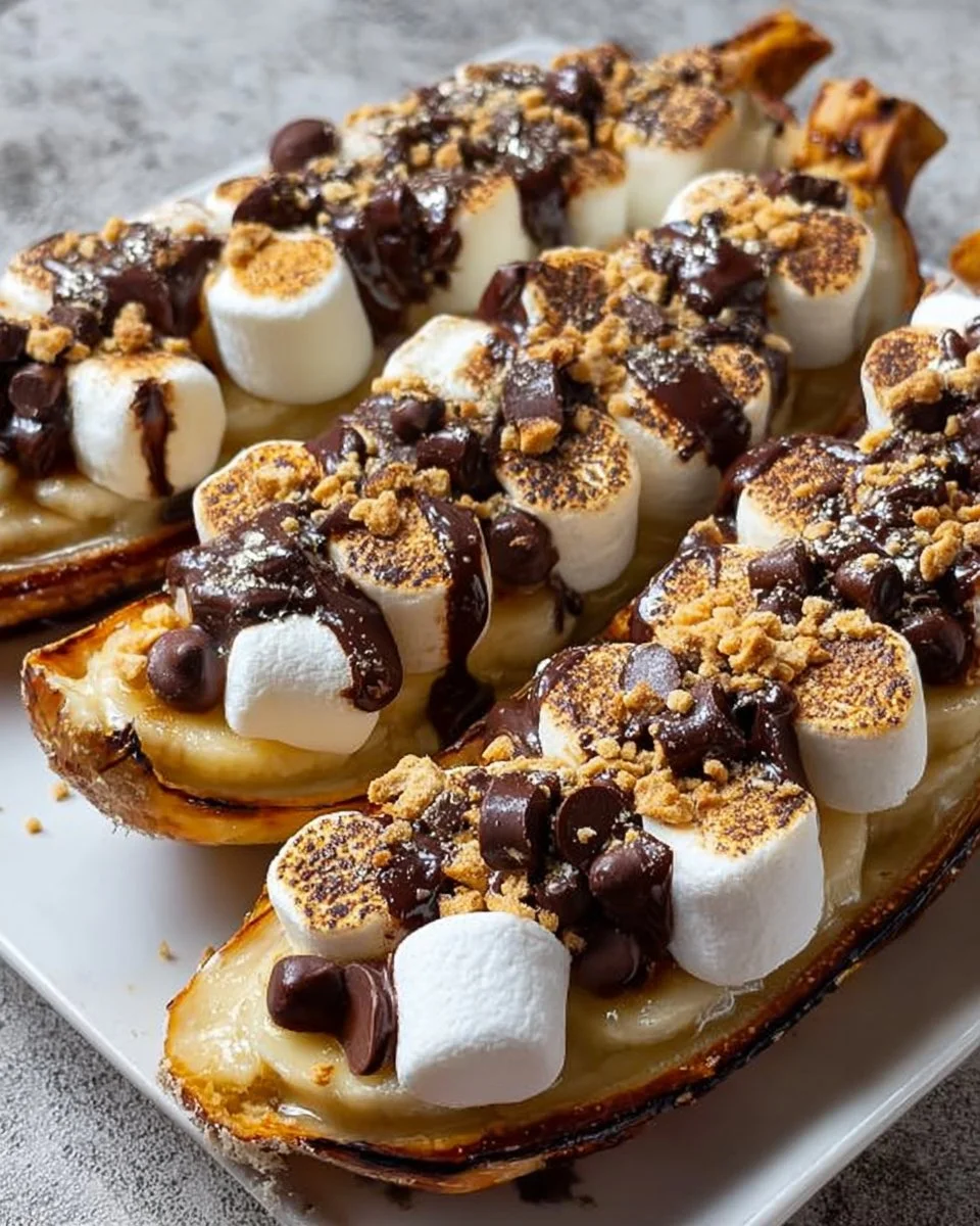 Banana S’mores Boats
