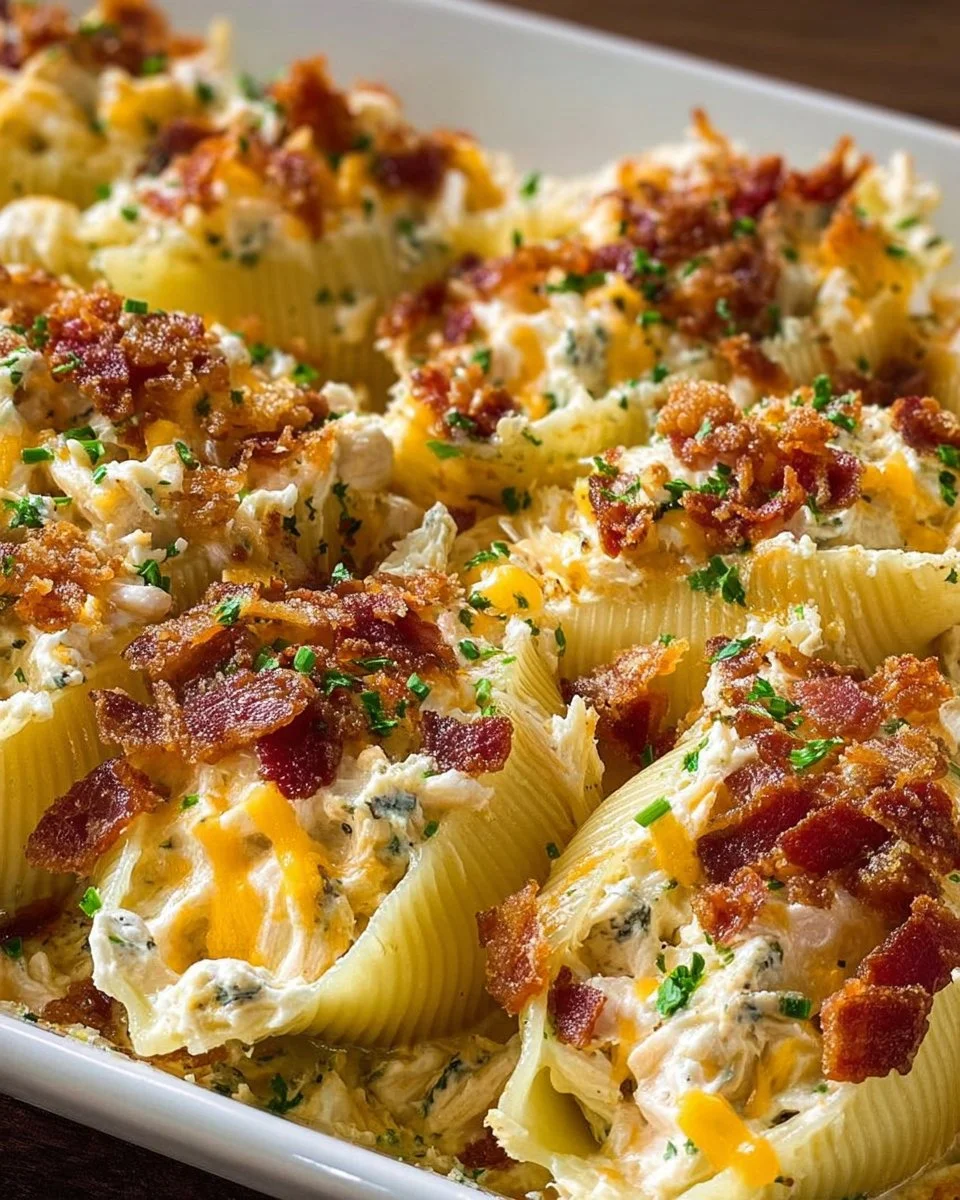 Crack Chicken Stuffed Shells