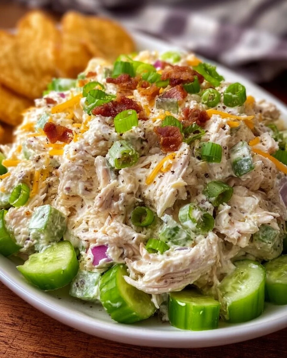 Creamy Jalapeno Chicken Salad