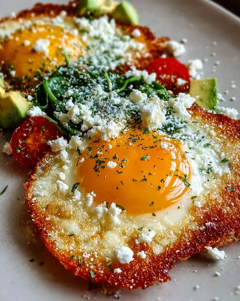 Fried Eggs with Feta