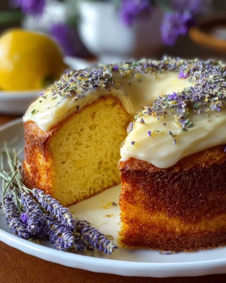 Lemon Lavender Cake