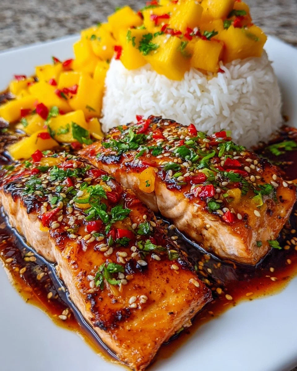 Mango Teriyaki Salmon